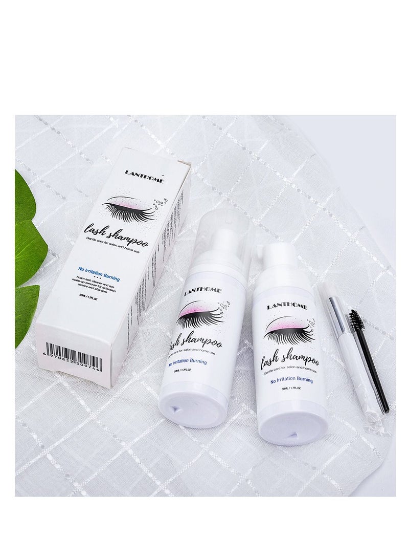 Lanthome Eyelash Shampoo Promotes Healthy Lash Growth and Longlasting 50ml - Image 5