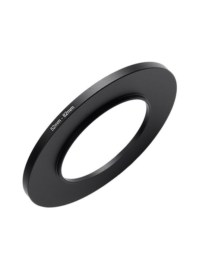 GZNLY Step-up Adapter Rings for Camera Lens Filter Adapter Black Metal Step Down Filter Ring Lens Converter Accessory (52mm-82mm) - Image 1