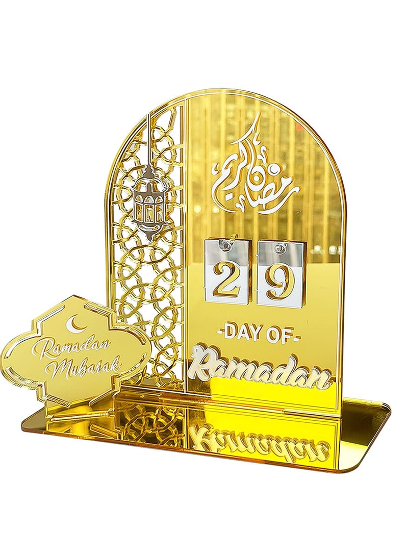 تقويم مجيء رمضان، تقويم العد التنازلي لعيد مبارك من الأكريليك للديكور، 30 يومًا حتى العيد، هدية رمضان للأطفال، زينة رمضان المنزلية - pzsku/Z3E038534E705C01EFC2BZ/45/_/1739244332/959476a5-4f06-4017-a021-5dd2b548c96a