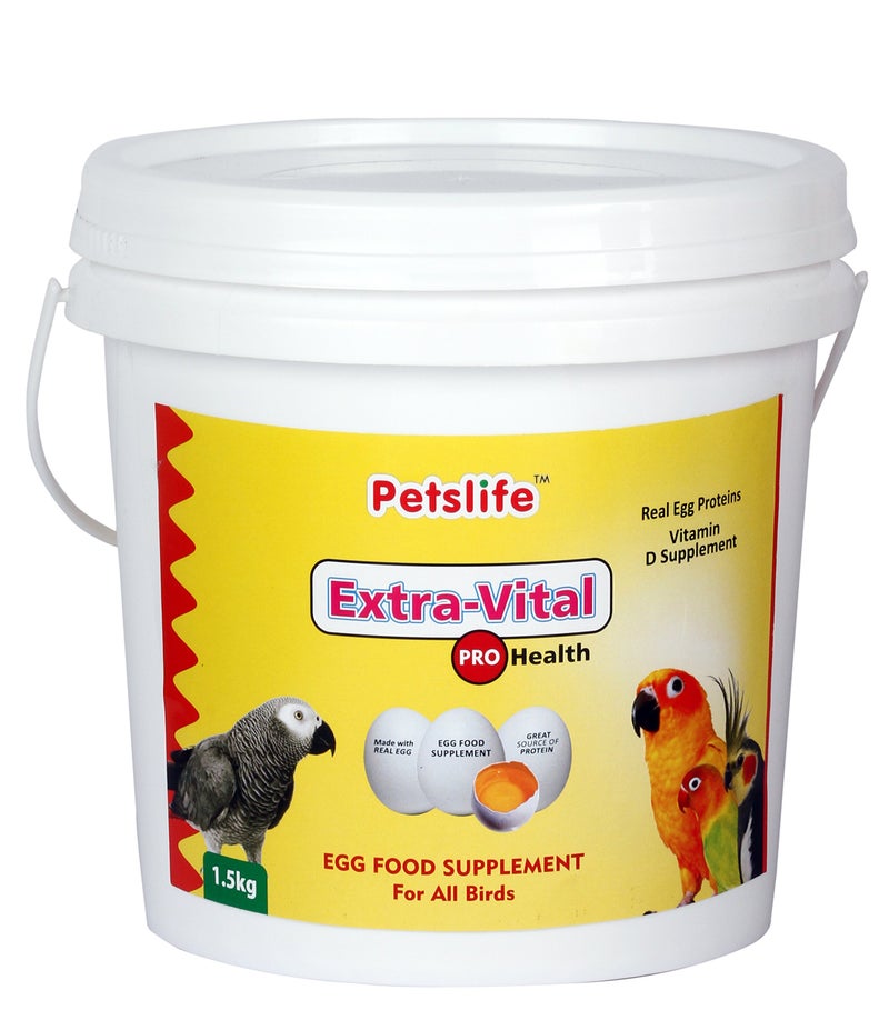 طعام الطيور البيض الإضافي من PETSLIFE، 1.5 كجم