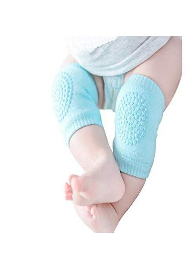 Seaspirit - Baby Knee Pads For Crawling Antislip Padded Stretchable Elastic Cotton Soft Breathable Comfortable Knee Cap Elbow Safety Protector (Set Of 2 Pairs)(Multi Color) - Image 1