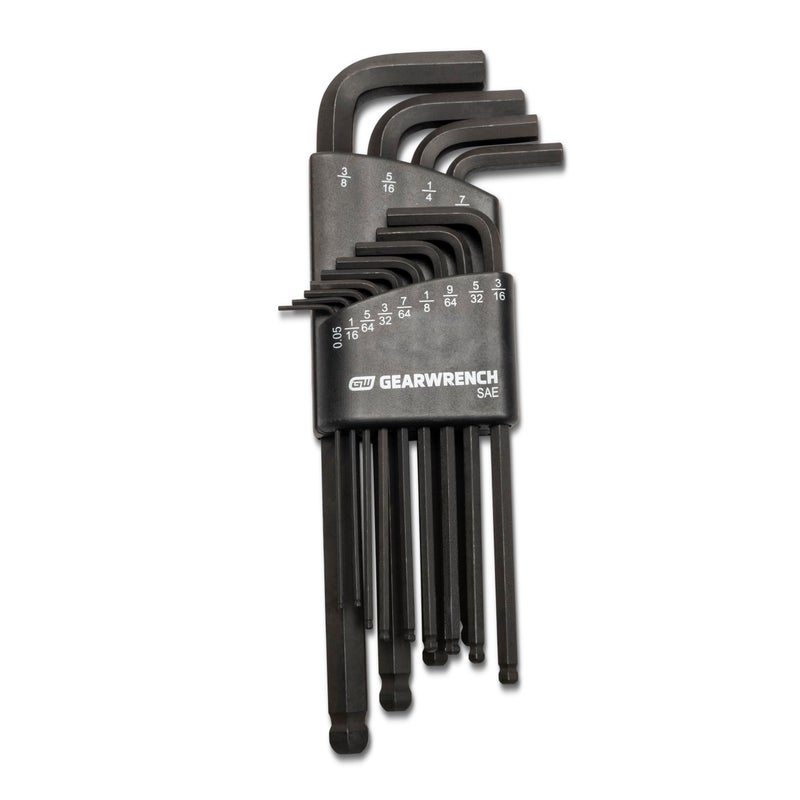GEARWRENCH 13 Piece Long Ball End SAE Hex Key Set 83524