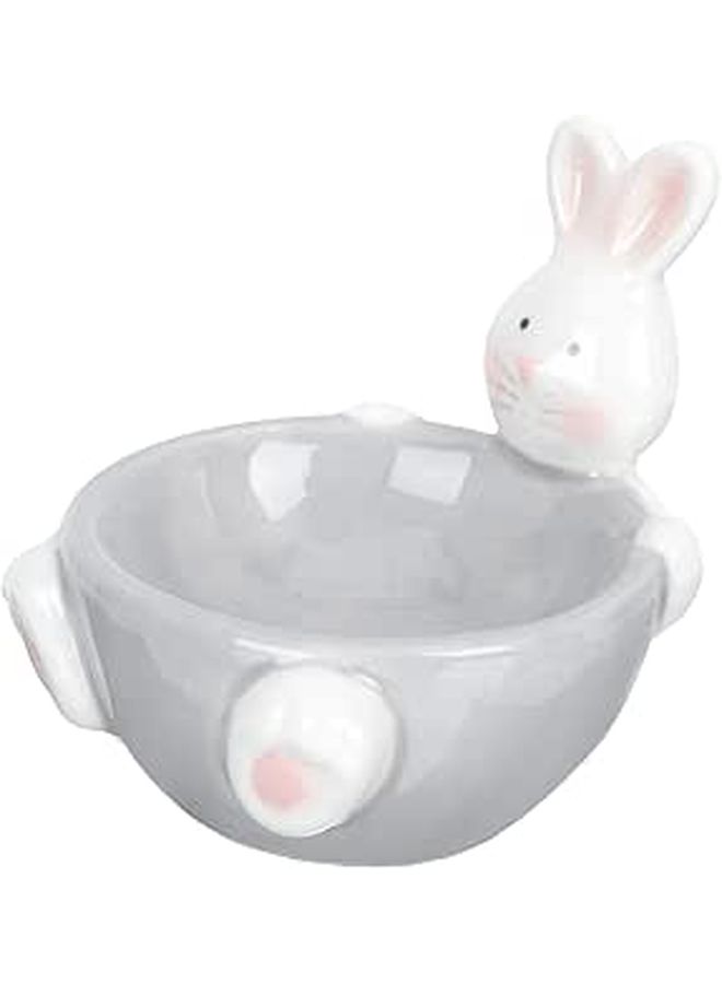 Ceramic Egg Cup Holder for Soft Boiled Eggs Elegant Porcelain Stand - Image 1
