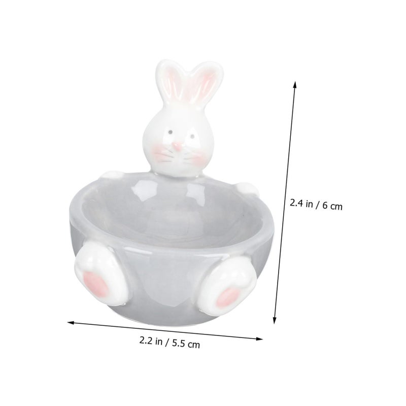 Ceramic Egg Cup Holder for Soft Boiled Eggs Elegant Porcelain Stand - Image 3