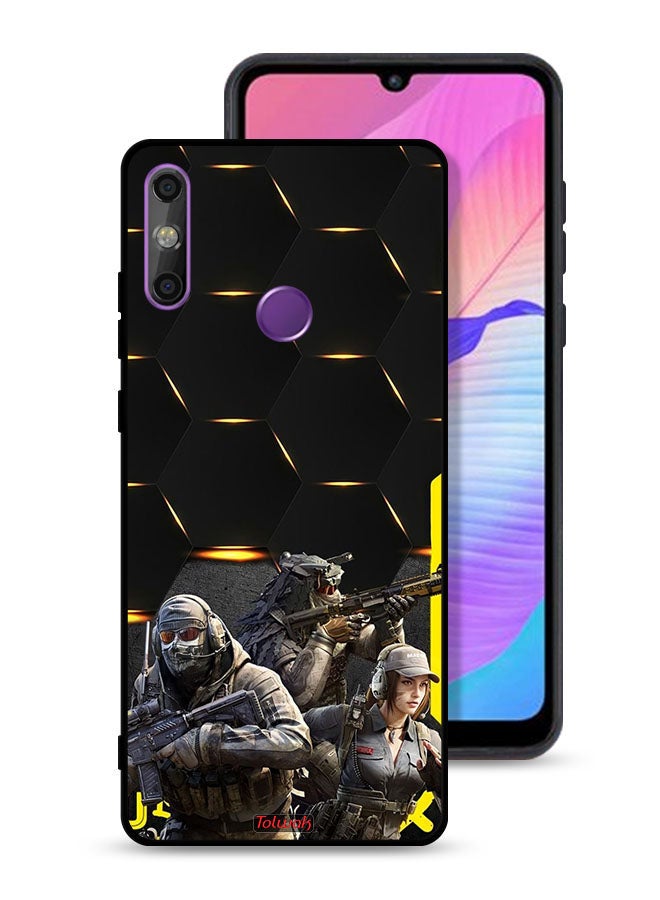 Tolwak Huawei Enjoy 20e Protective Case Cover Cyberpunk Wallpaper - Image 1