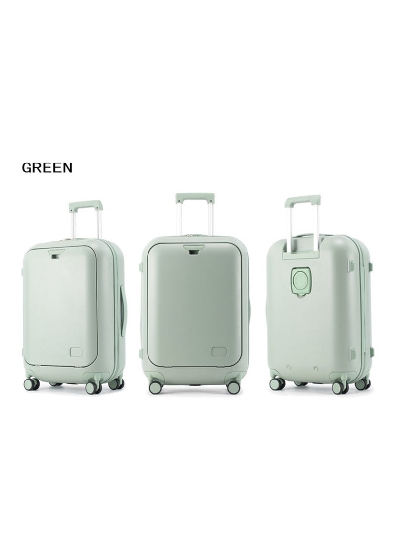Skycare Skycare Carry On Luggage - Durable Hardside Suitcases with Front Laptop Pocket, Aluminum Frame, and TSA Lock - Available in 18"/20"/24"  - Image 2