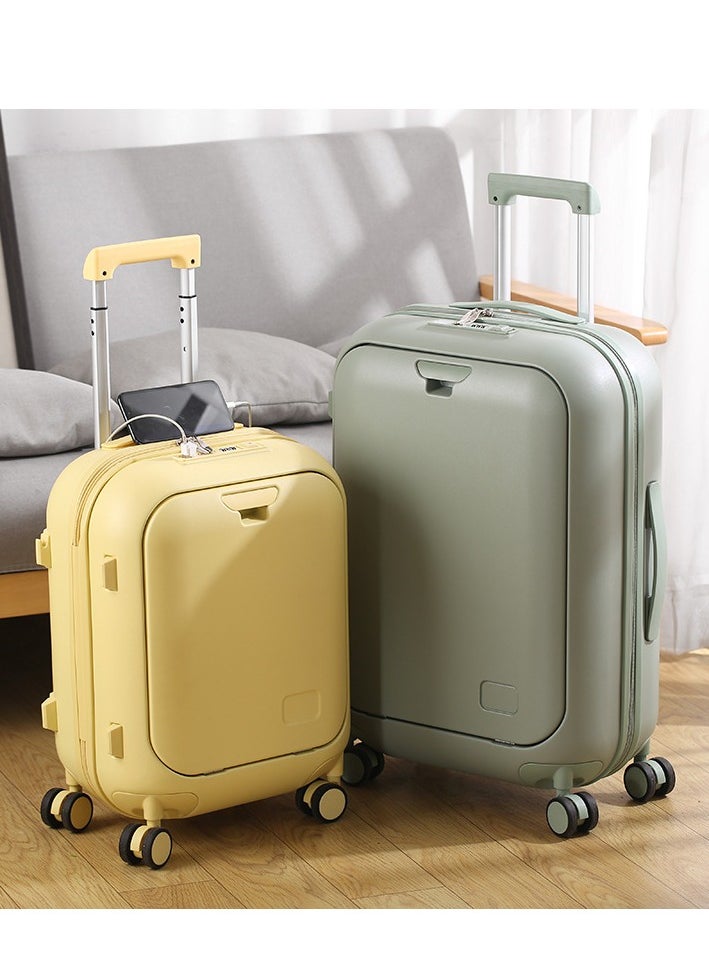 Skycare Skycare Carry On Luggage - Durable Hardside Suitcases with Front Laptop Pocket, Aluminum Frame, and TSA Lock - Available in 18"/20"/24"  - Image 4