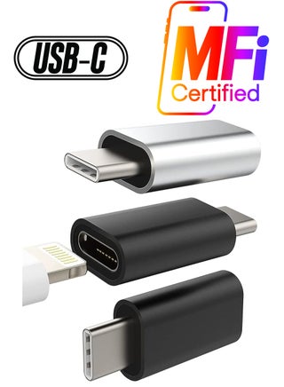 USB C Male to Lighting Female Adapter, USB C Male to iPhon Female Adapter Compatible with MacBook, Samsung Galaxy S22, Note 8, Galaxy S8+, S9, Google Pixel etc - Black 1 Pack - pzsku/Z3E03BB4D2A270171A5BAZ/45/_/1738233818/f92520f9-7bb0-4159-9056-21d1eea92822