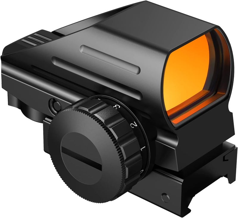 EZshoot Reflex Sight with 4 Reticles Red Dot Sight, Reflex Holographic Optic Scope with 20mm Rail Mount ，Absolute Co-Witness - Image 1