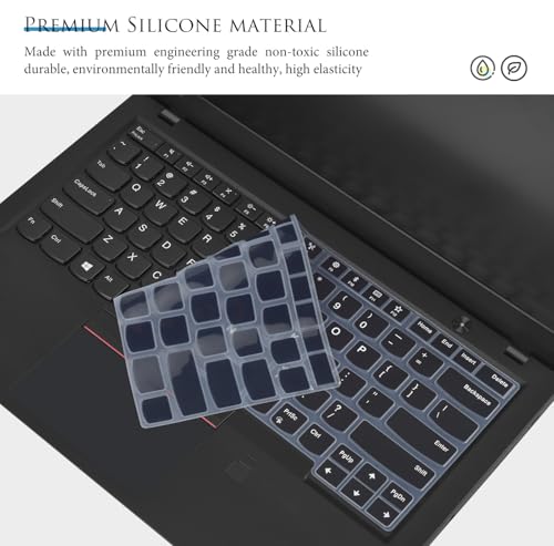 CASEDAO غطاء لوحة مفاتيح لجهاز Lenovo Thinkpad X1 Carbon 5/6/7 2019 2018 / ThinkPad X1 Yoga 14 2018 2017 / Thinkpad A475 L460 L470 T460 T460p T460s T470 T470p T470s T480 T480S - Image 4