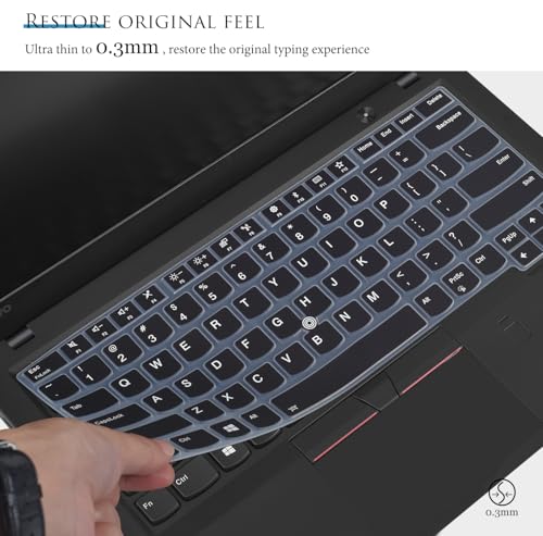 CASEDAO غطاء لوحة مفاتيح لجهاز Lenovo Thinkpad X1 Carbon 5/6/7 2019 2018 / ThinkPad X1 Yoga 14 2018 2017 / Thinkpad A475 L460 L470 T460 T460p T460s T470 T470p T470s T480 T480S - Image 5