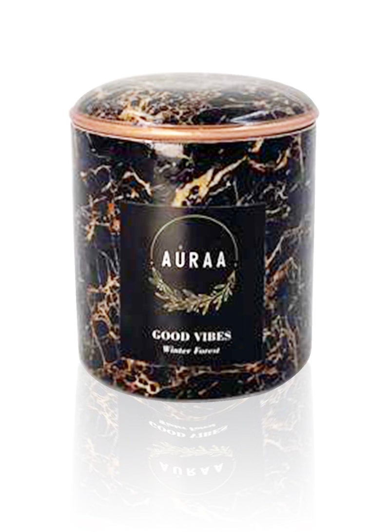 أورا معطرة الصويا شمعة عطر الغابة الشتوي منتج فاخر فريد من نوعه لمنزل أنيق ومثالي  - Image 1