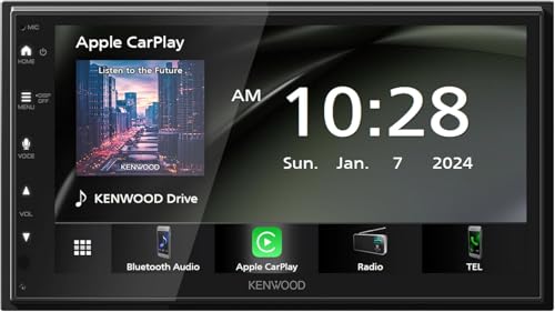 KENWOOD DMX4710S Digital Car Stereo 50W x 6Ch Apple CarPlay Android Auto Compatible BluetoothEnabled Head Unit with 68 LCD Display Plus KENWOOD CMOS240U Universal Backup Camera - Image 3