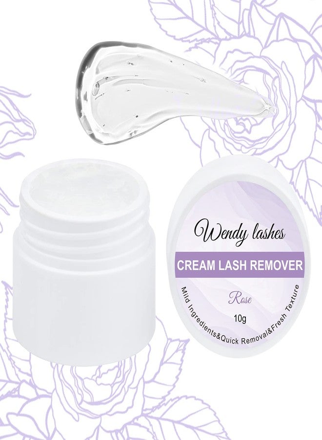 WENDY LASHES Lash Remover for Lash Extensions Low Irritation 10g Cream Glue-Remover Professional Fast Sensitive Skin Dissolution Lash Extension Remover By WENDY LASHES（Rose,10g） - Image 2