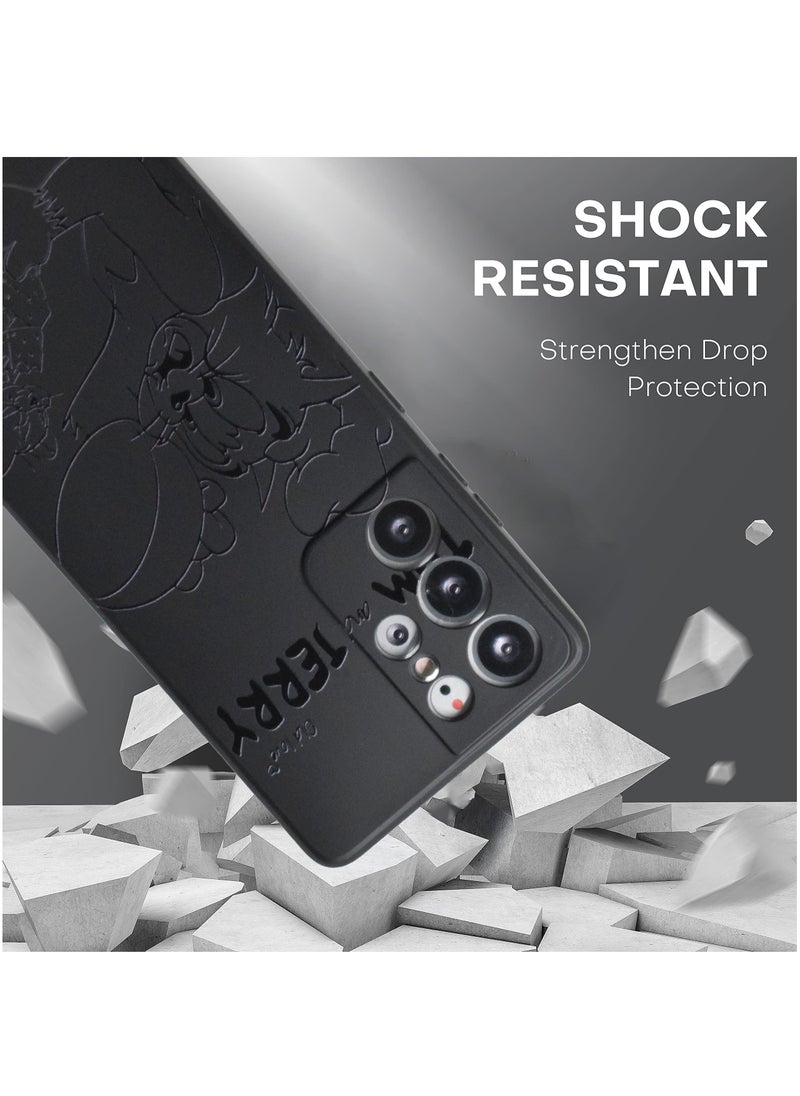 Samsung Galaxy S21 Ultra Soft Silicone Case Inside Microfiber Lining Protective Phone Cover