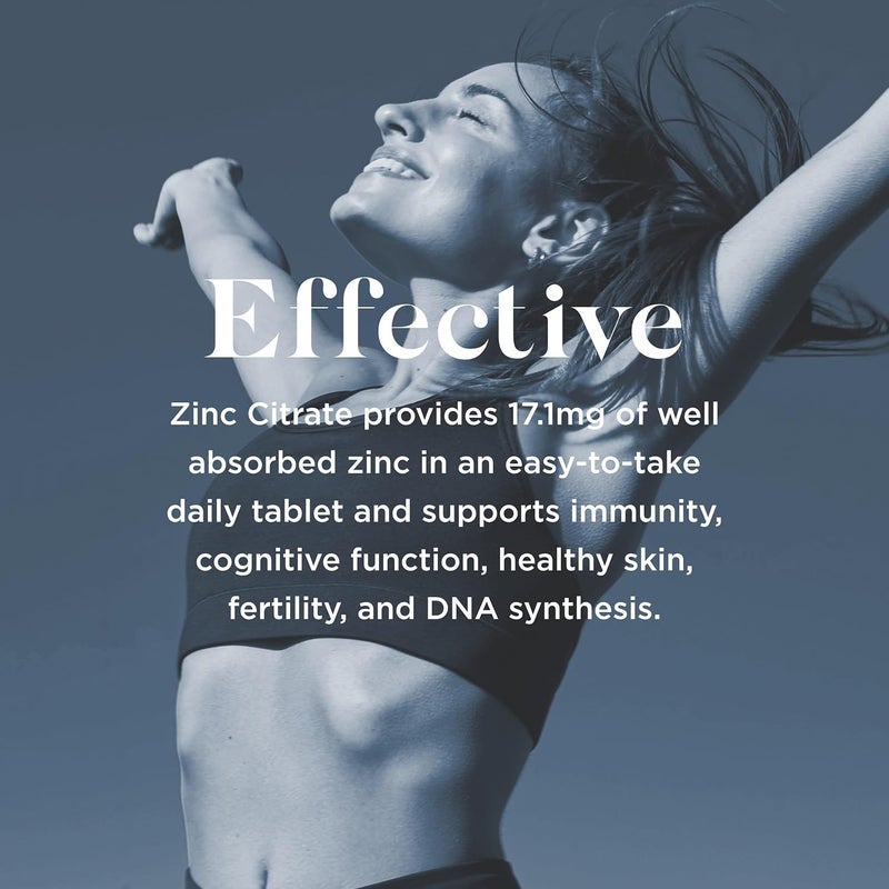 BioCare Zinc Citrate for Immune Skin Support 180 Tablets - Image 5