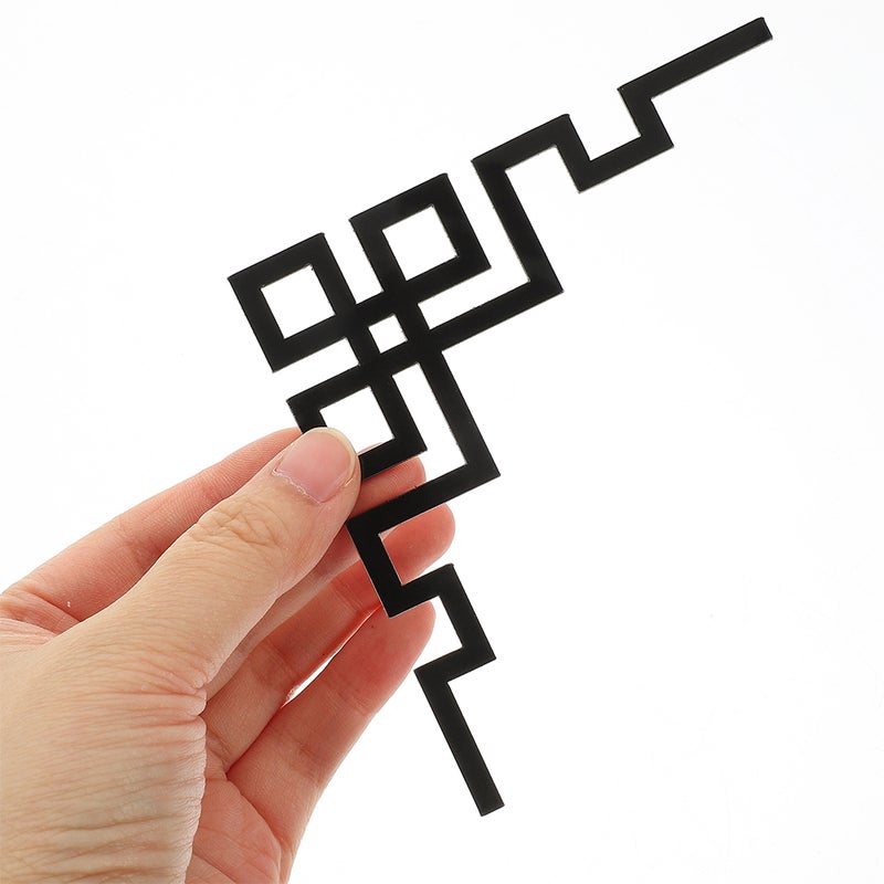 10pcs Mirror Wall Corner Stickers: Decorative Mirror Decals For Living Room Background Wall - Home Decor Accessories - Image 5