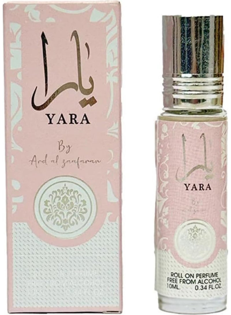 عطر ارض الزعفران يارا رول اون 10 مل