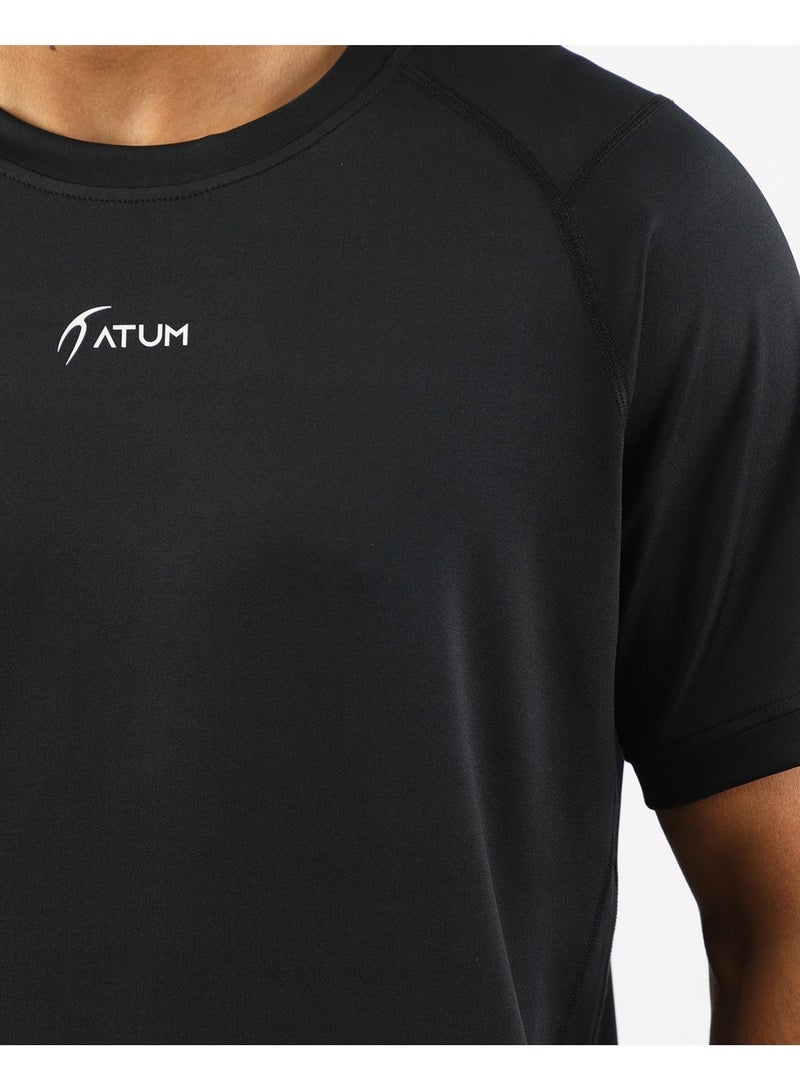 أتوم تيشيرت رياضي رجالي Atum Energy Flow أسود - Image 5
