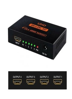 HDMI 1 in 4 out HDMI Video Splitter Full HD 1080P Screen Duplicate Monitor HDMI Switch for PC PS3/4 HDTV Projector  - Image 2