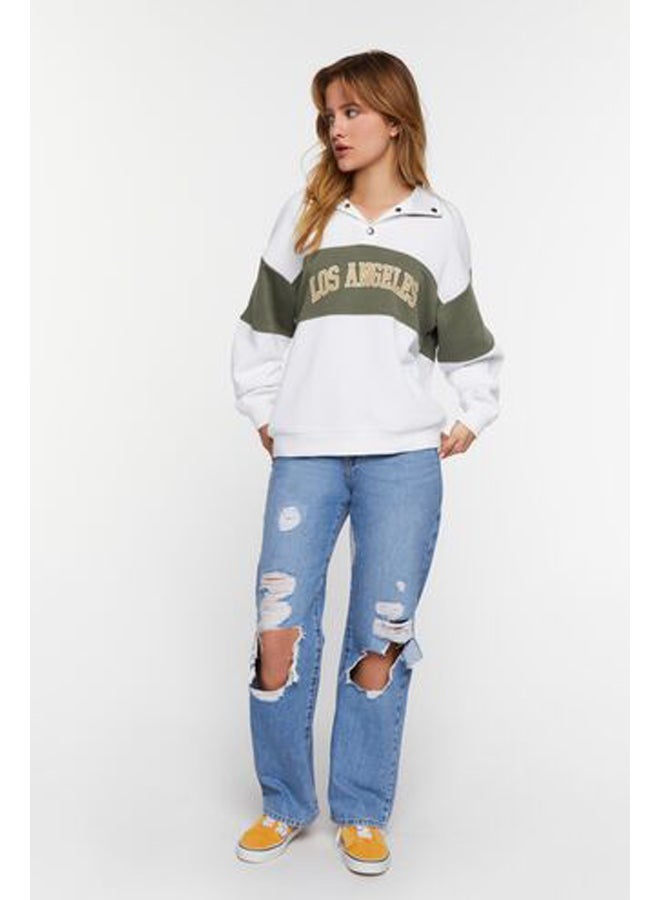 FOREVER 21 Recycled Cotton 90s-Fit Jeans  - Image 3