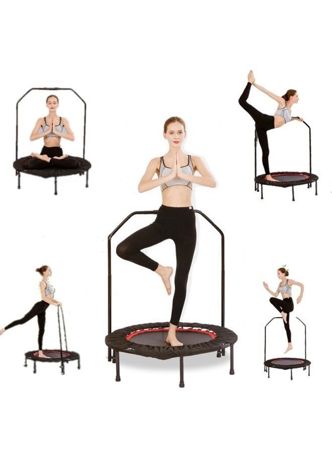 Home Exercise Trampoline with Support Handle Cardio and Muscle Strengthening Exercises Suitable for Men and Women - Image 2
