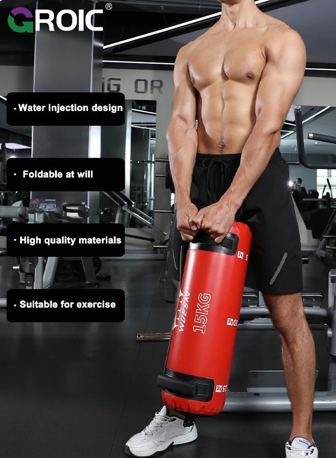 GROIC Sports Workout Sandbag, Aqua Bags for Workout,Sandbag Weight Set for Home Gym,Intensive Core Muscles Fitness, Strength Training with Strategic Handle Placement,Portable Exercise Fitness Equipment - Image 2