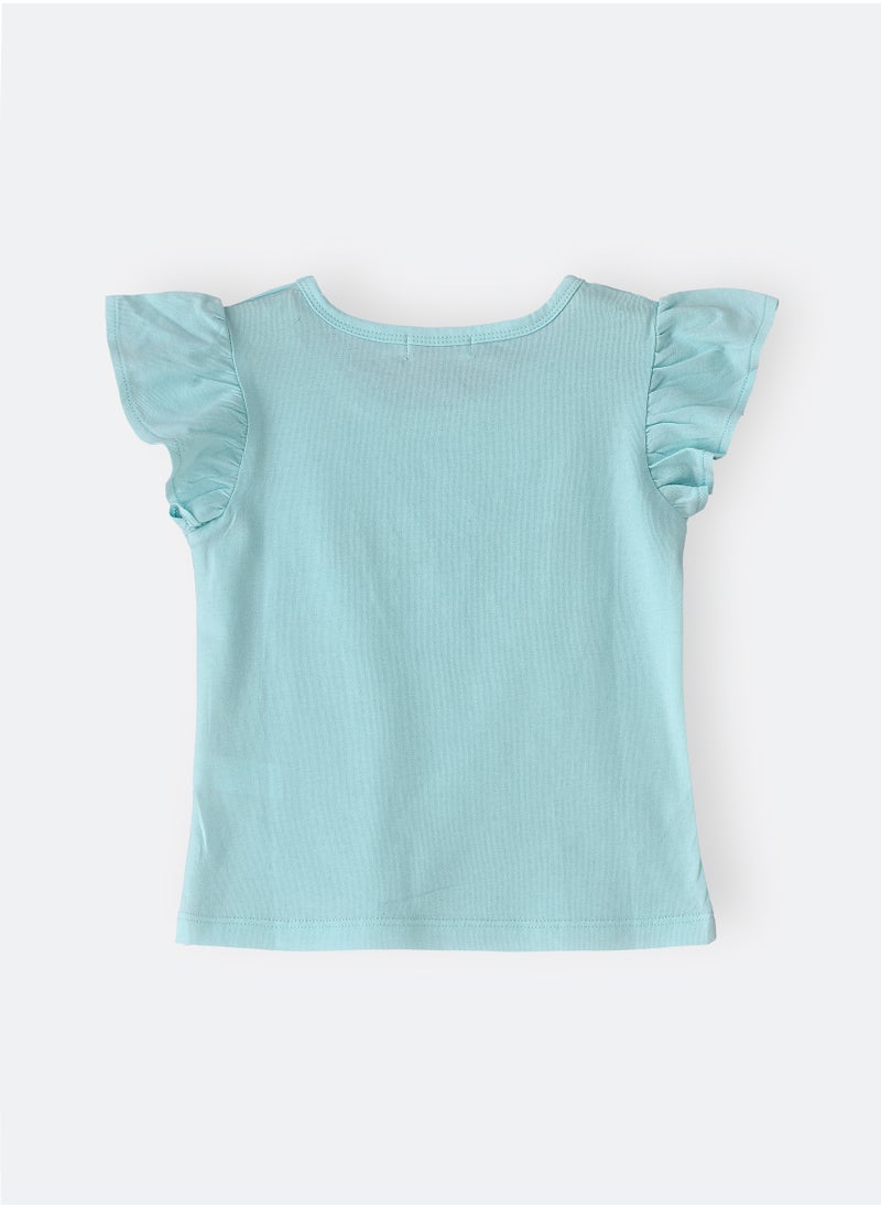 Jelliene Sunshine Squad: Girls' Comfy Cotton Tees Playful Prints & Summer Fun  - Image 2