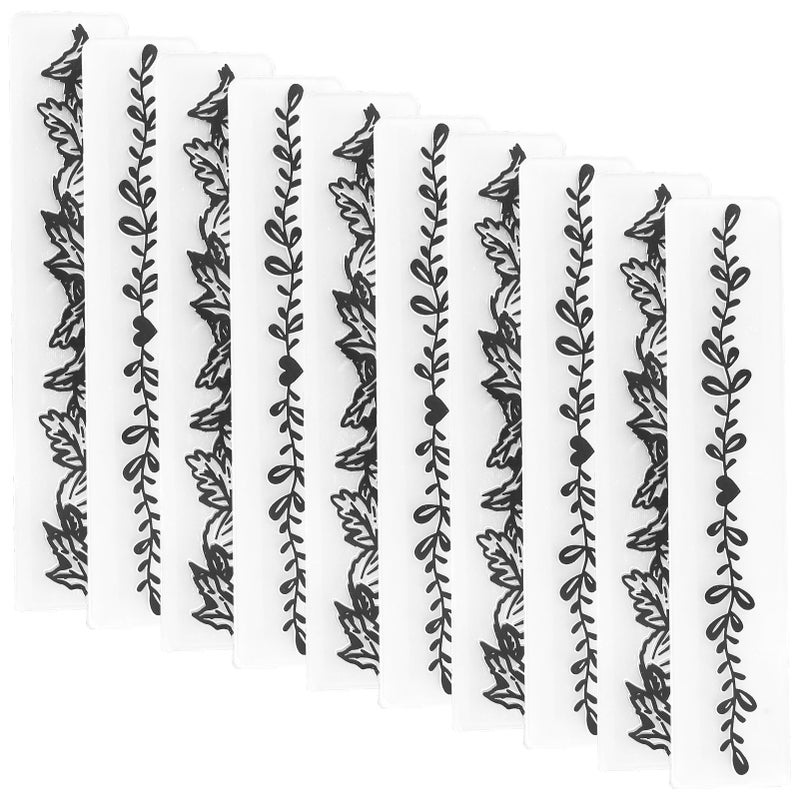 10Pcs Plastic Embossing Folders Embossed Template DIY Card Making Scrapbooking Paper Craft Tool - Image 4