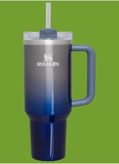 40 Oz Quencher H2.0 FlowState Tumbler - Twilight Gradient | Large Stainless Steel Insulated Travel Mug With Handle & Straw | Double Wall Vacuum-Sealed | Spill-Resistant, Sweat-Proof & Durable | Keeps Drinks Hot & Cold for Hours | Perfect for Work, Gym, Travel & Car Cup Holder