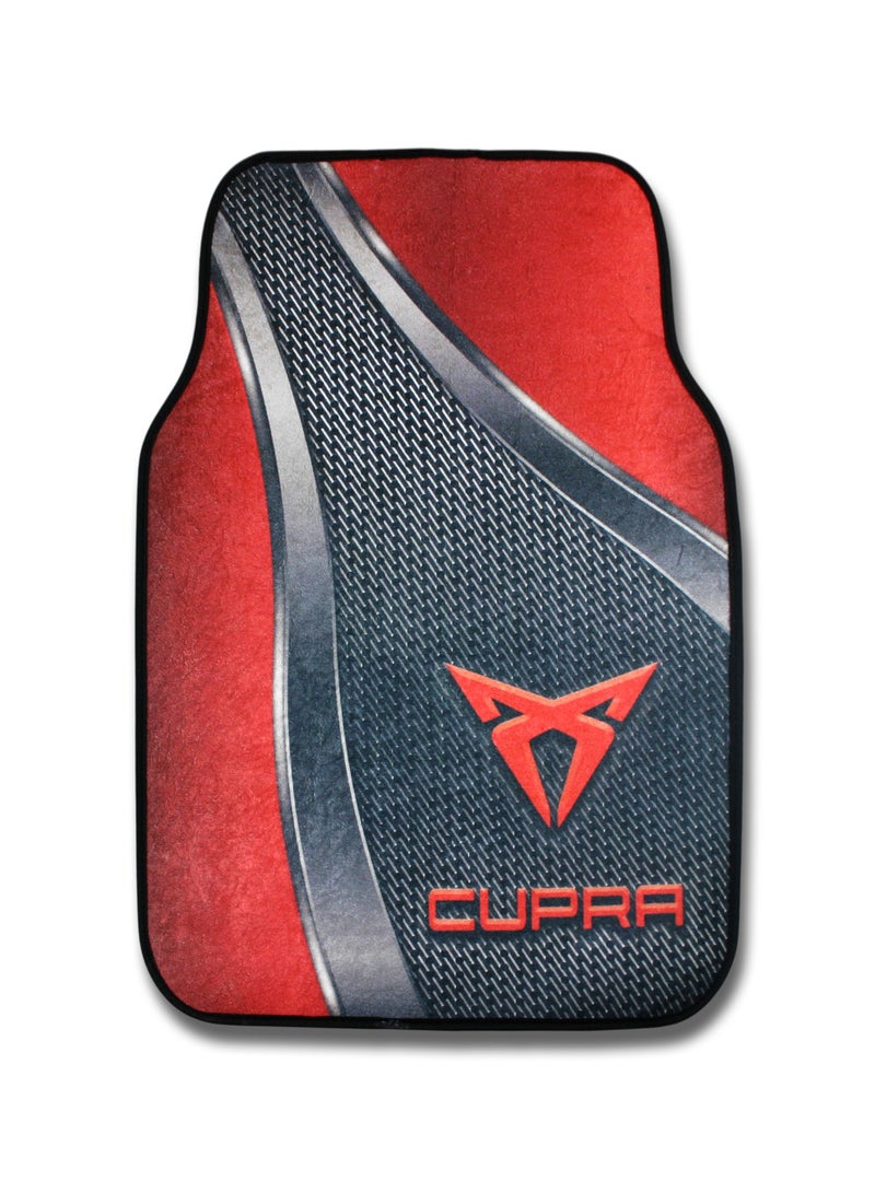 Universal Car Floor Mats Set 5 Pieces Compatible With CUPRA Vehicles Anti Slip Design Durable Easy To Clean Protects Interior From Dirt Dust Mud Water And Daily Spills Front Rear And Center Mats For Daily Use - Image 2
