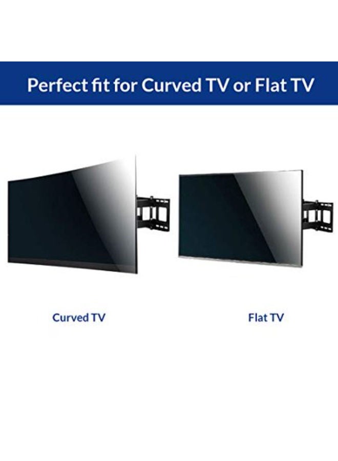 SHOPI حامل حائطي لتلفزيون كامل الحركة مقاس 32 إلى 65 بوصة، شاشة مسطحة LED LCD OLED PLASMA - Image 4