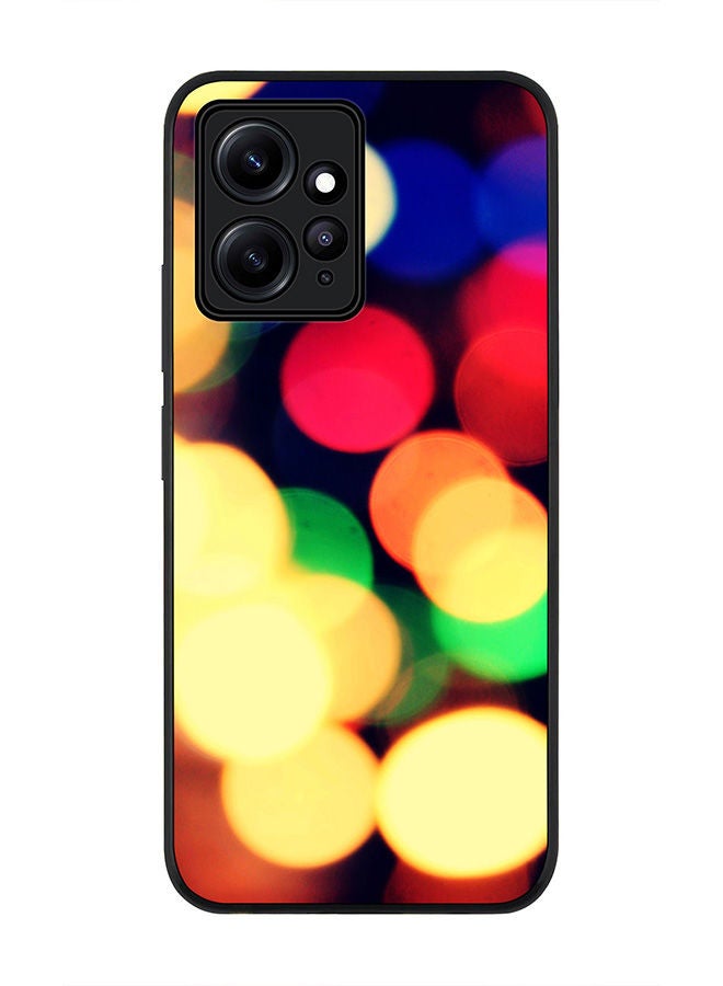 Stylizedd Rugged Black edge case for Redmi Note 12 4G Slim fit Soft Case Flexible Rubber Edges Anti Drop TPU Gel Thin Cover - City Lights - Image 1