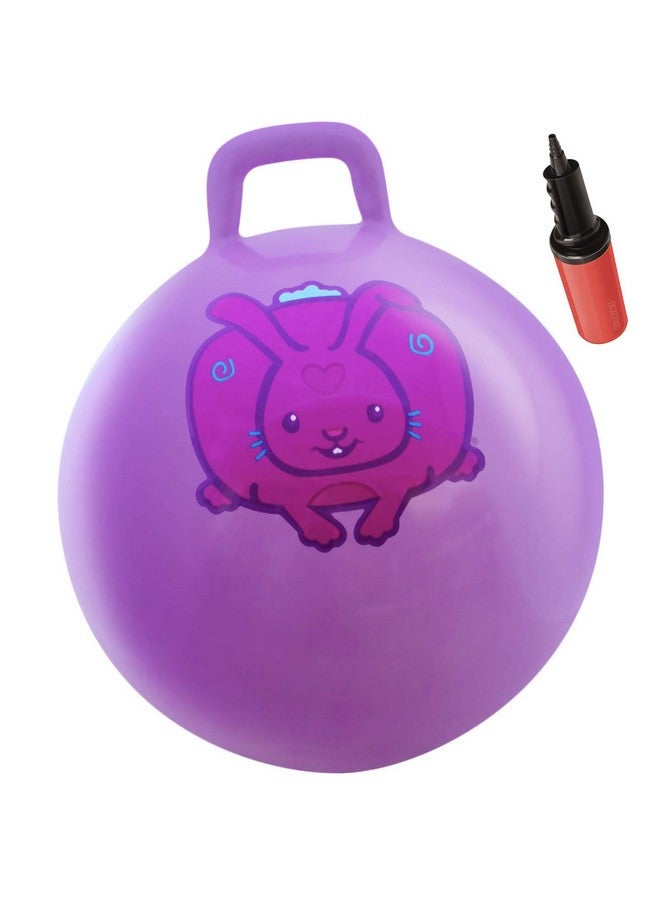 WALIKI Hop Ball for Boys and Girls Ages 3-6 | 18” Jumping Ball for School Sports Day & Birthday Parties | Outdoor Game Toy Purple - Image 1