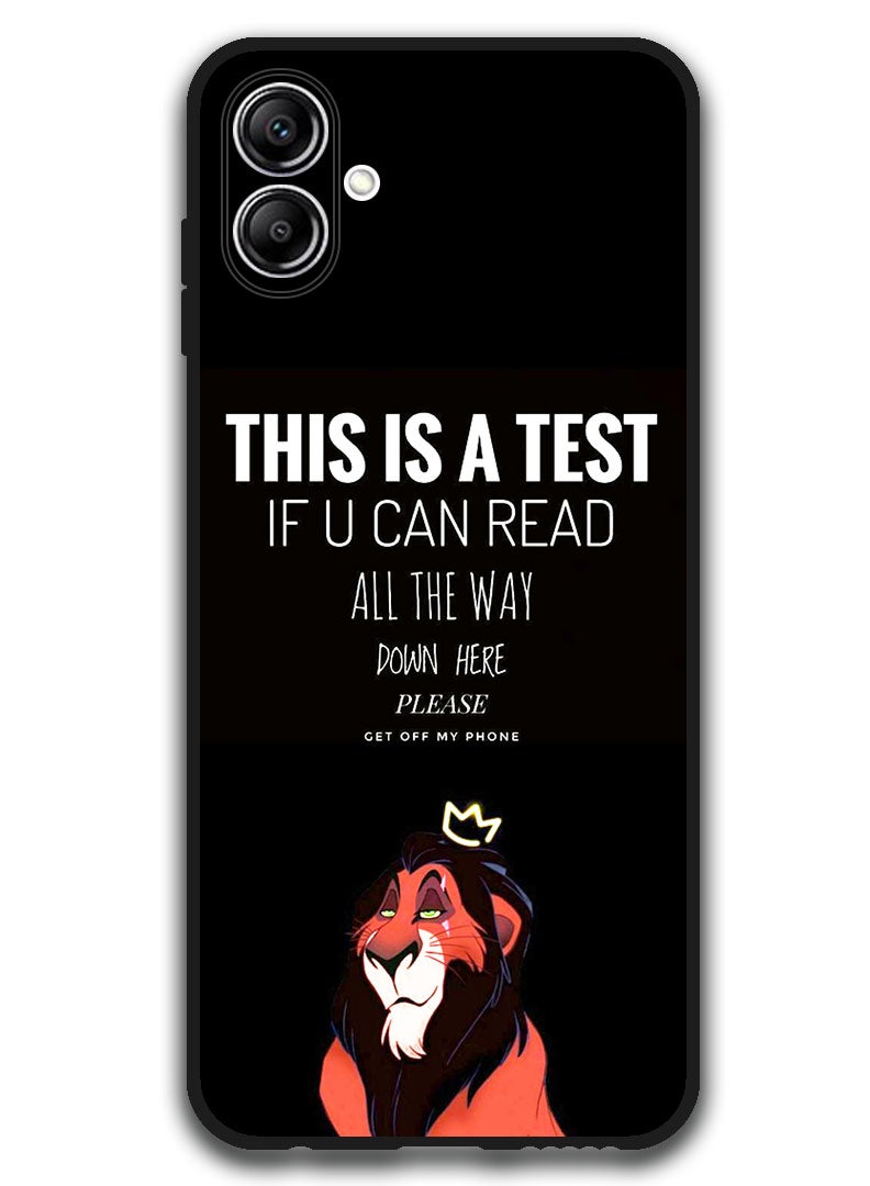 Theodor Protective Case Anti Scratch Shock Proof Bumper Cover For Samsung Galaxy A06 This is a Test - Image 1