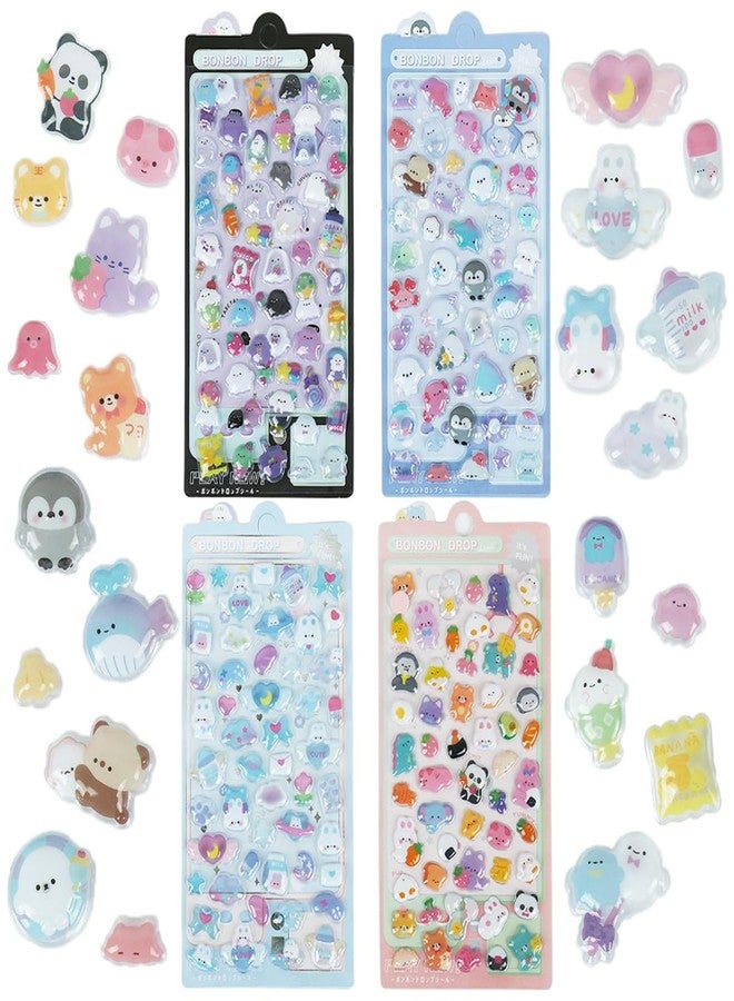 YUISI Cute Stickers for Kids, 3D Stickers for Kids, for Boys Girls Classroom Reward, Craft Scrapbooking Party Gift (Style 1) - Image 3