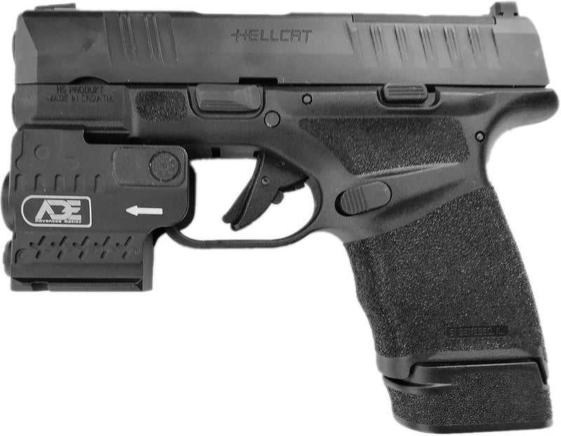 Ade Advanced Optics HG55-1 Full Metal Class IIIA Green Laser + Flashlight Sight for Ultra Compact Pistol Handgun for Springfield Hellcat(OSP/PRO) Micro-Compact 9MM Pistol - Image 1