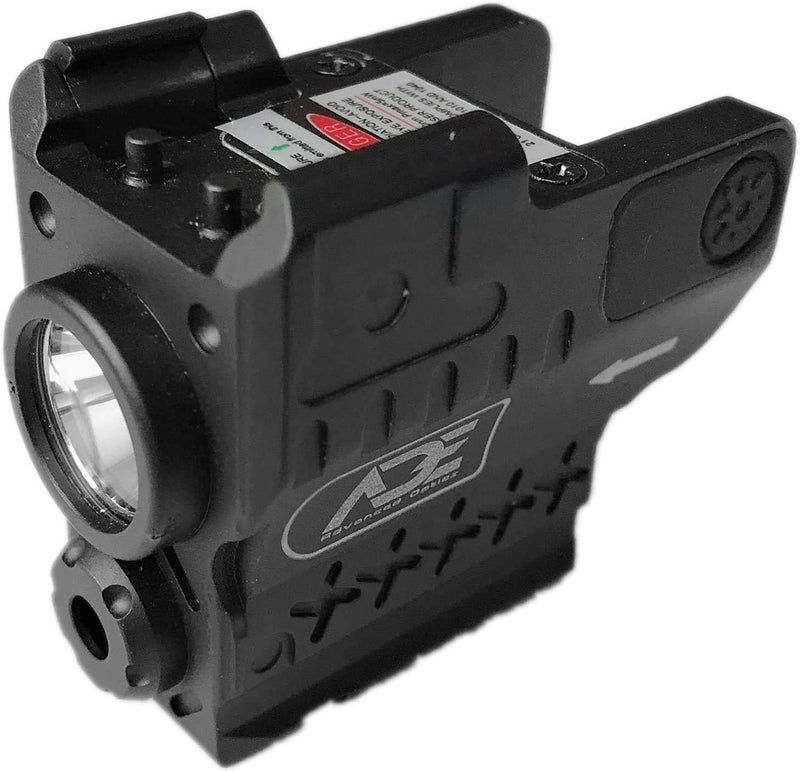 Ade Advanced Optics HG55-1 Full Metal Class IIIA Green Laser + Flashlight Sight for Ultra Compact Pistol Handgun for Springfield Hellcat(OSP/PRO) Micro-Compact 9MM Pistol - Image 3