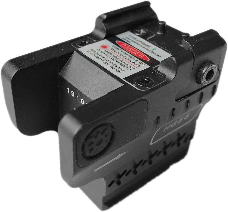 Ade Advanced Optics HG55-1 Full Metal Class IIIA Green Laser + Flashlight Sight for Ultra Compact Pistol Handgun for Springfield Hellcat(OSP/PRO) Micro-Compact 9MM Pistol - Image 4