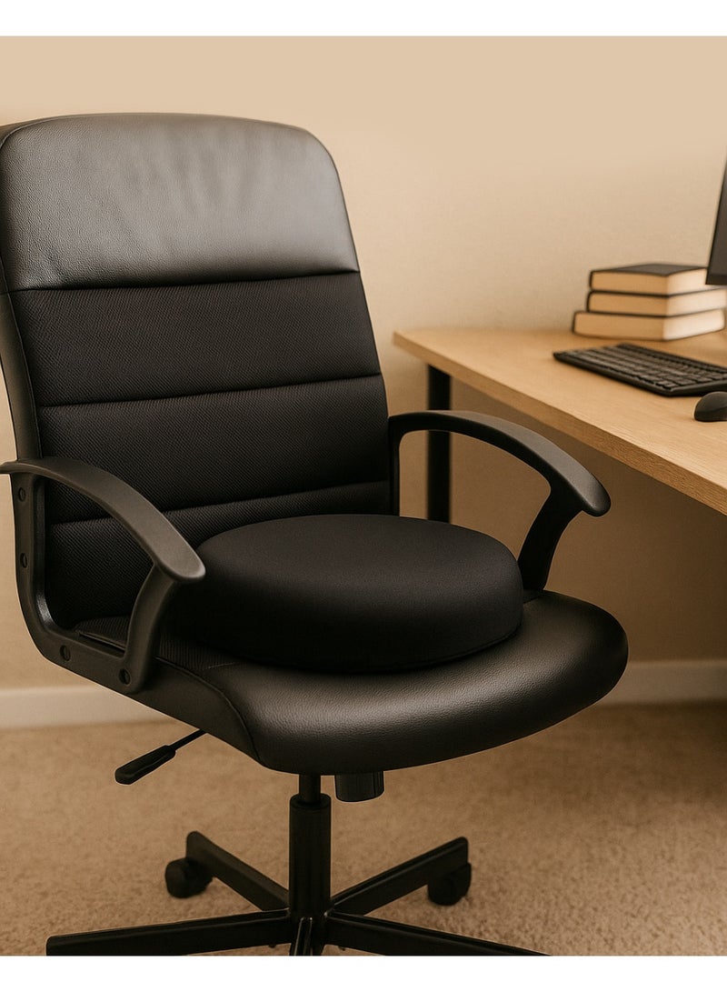 ماكس كمفورت مقعد بواسير طبية لآلام البواسير وأسفل الظهر , مخدة بواسير فوم أمريكى عالى الجودة , أسود - Image 4