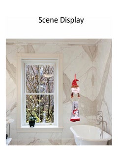 NIBEMINENT Santa Claus Towel Ring for Bathroom Red/White 38 x 12 10cm  - Image 2