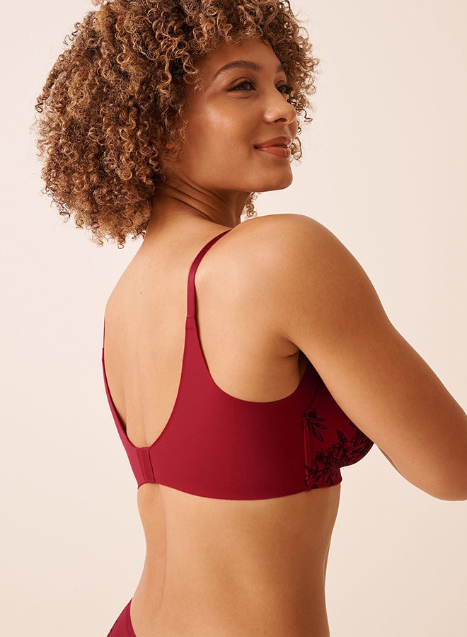 La Vie en Rose Lightly Lined Wireless Sleek Back Bra - Image 3