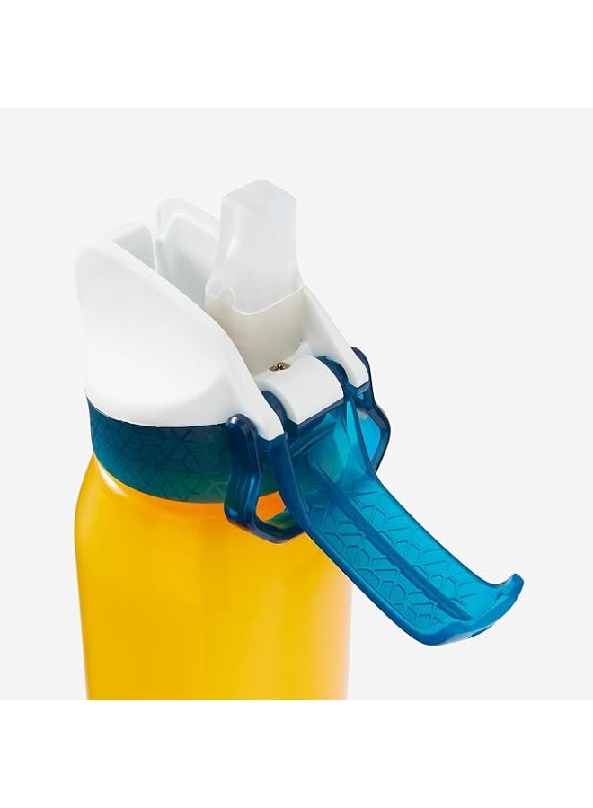 زجاجة ماء للأطفال من عمر 3 إلى 6 سنوات، سعة 350 مل، مع شفاطة - أصفر - Image 3