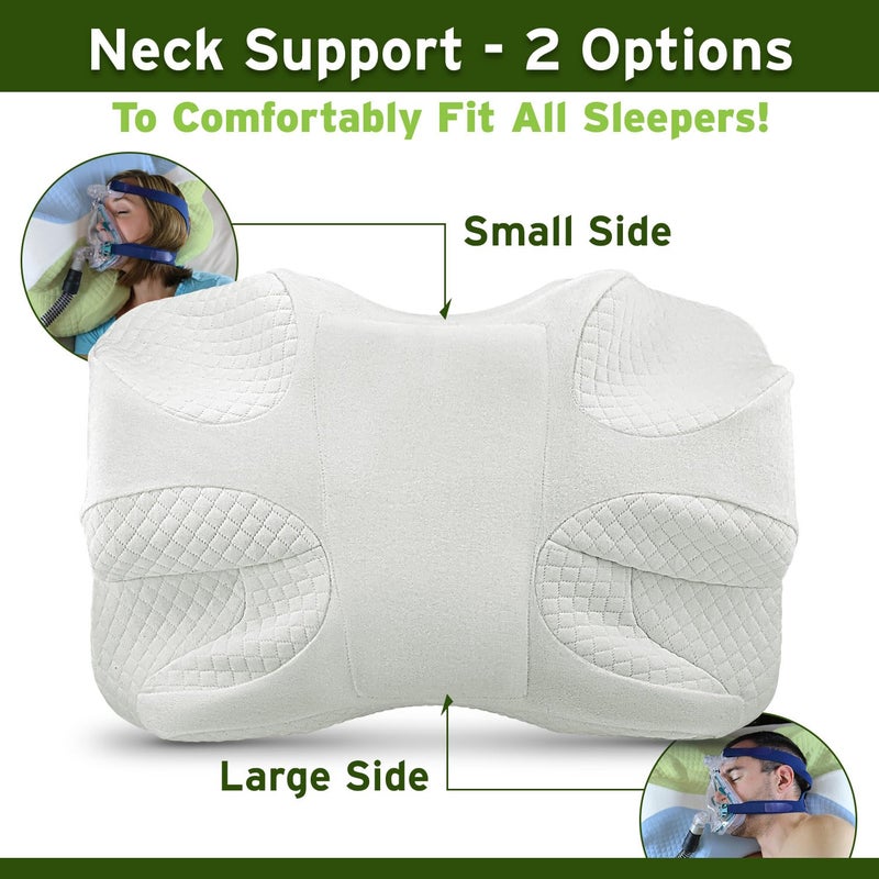 EnduriMed CPAP Pillow for Side Sleeping - Adjustable Memory Foam CPAP Pillows for Side & Back Sleepers - Eligible for Better Sleep with CPAP Machine - Image 4