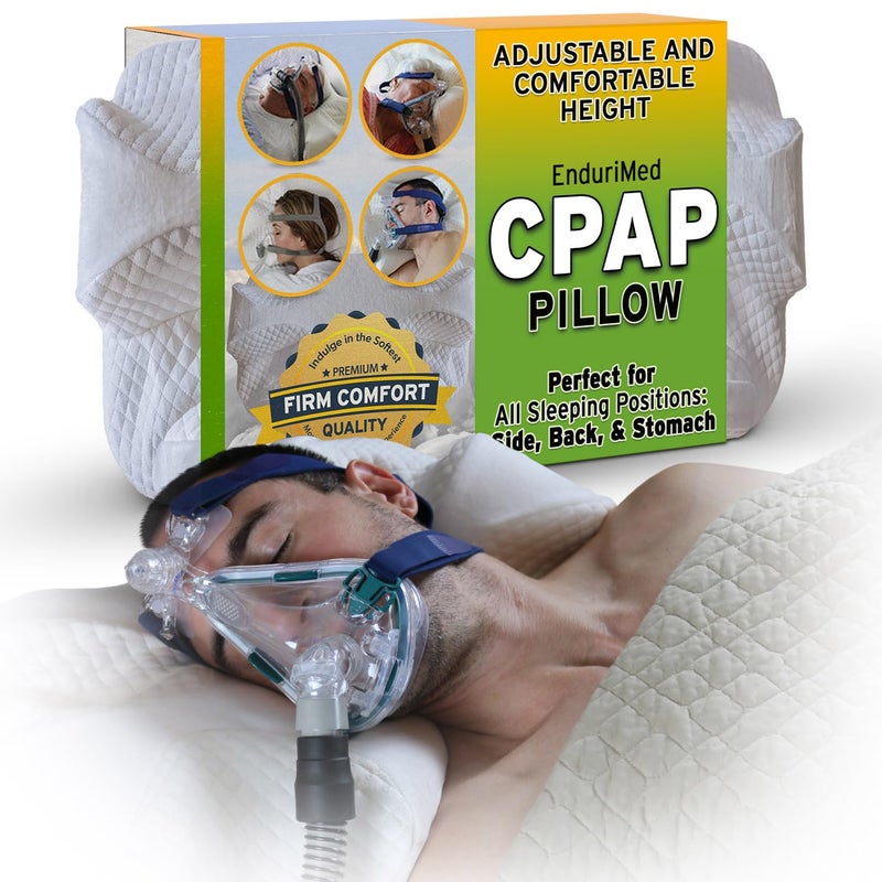 EnduriMed CPAP Pillow for Side Sleeping - Adjustable Memory Foam CPAP Pillows for Side & Back Sleepers - Eligible for Better Sleep with CPAP Machine - Image 1
