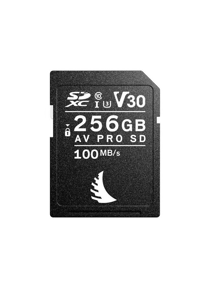 Angelbird - AV PRO SD MK2 Card 256GB, UHS-I / V30 / U3 / Class 10, Read:100 MB/s Write:52 MB/s 4k - AB-AVP256SDV30 - Image 1