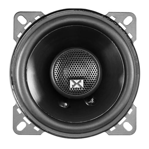 NVX® NSP4 4" Car Speakers, 300W Max, 100W RMS, 2-Way Coaxial w/Silk Dome Tweeters & Built-in X-Overs, Easy to Install in Cars/Trucks/Doors (Pair) - Image 4
