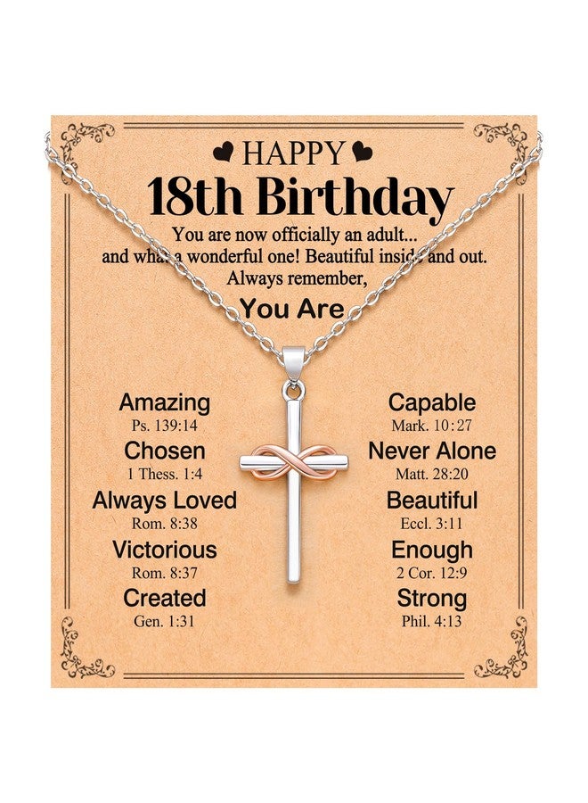 UPROMI Happy 13th/14th/16th/18th/21st Birthday Gifts for Girls Her, 13/14/16/18/21 Year Old Birthday Gift Ideas Necklace, Stainless Steel, No Gemstone - Image 1