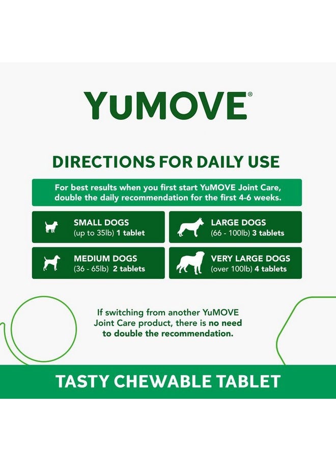 Yumove YuMOVE Hip and Joint Supplement for Dogs with Glucosamine, Green Lipped Mussel, Chondroitin, MSM, Omega 3 & Hyaluronic Acid - Joint Support Supplement - for Adult Dogs 300 Tablets  - Image 3