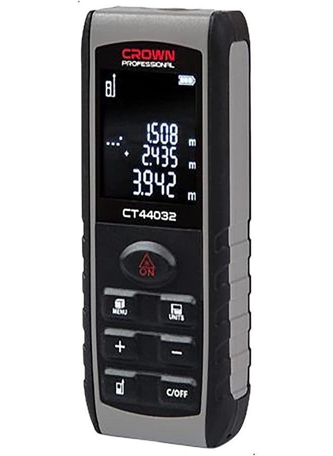 Crown Crown CT44032 Digital Laser Distance Meter - 40 Meter 